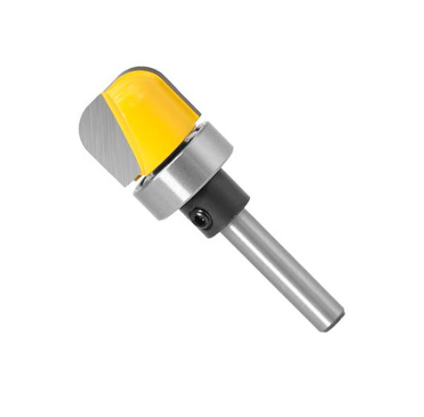 Фреза пазовая фасонная с подшипником для ручного фрезера 28,6 мм хвостовик 8 мм (510282)