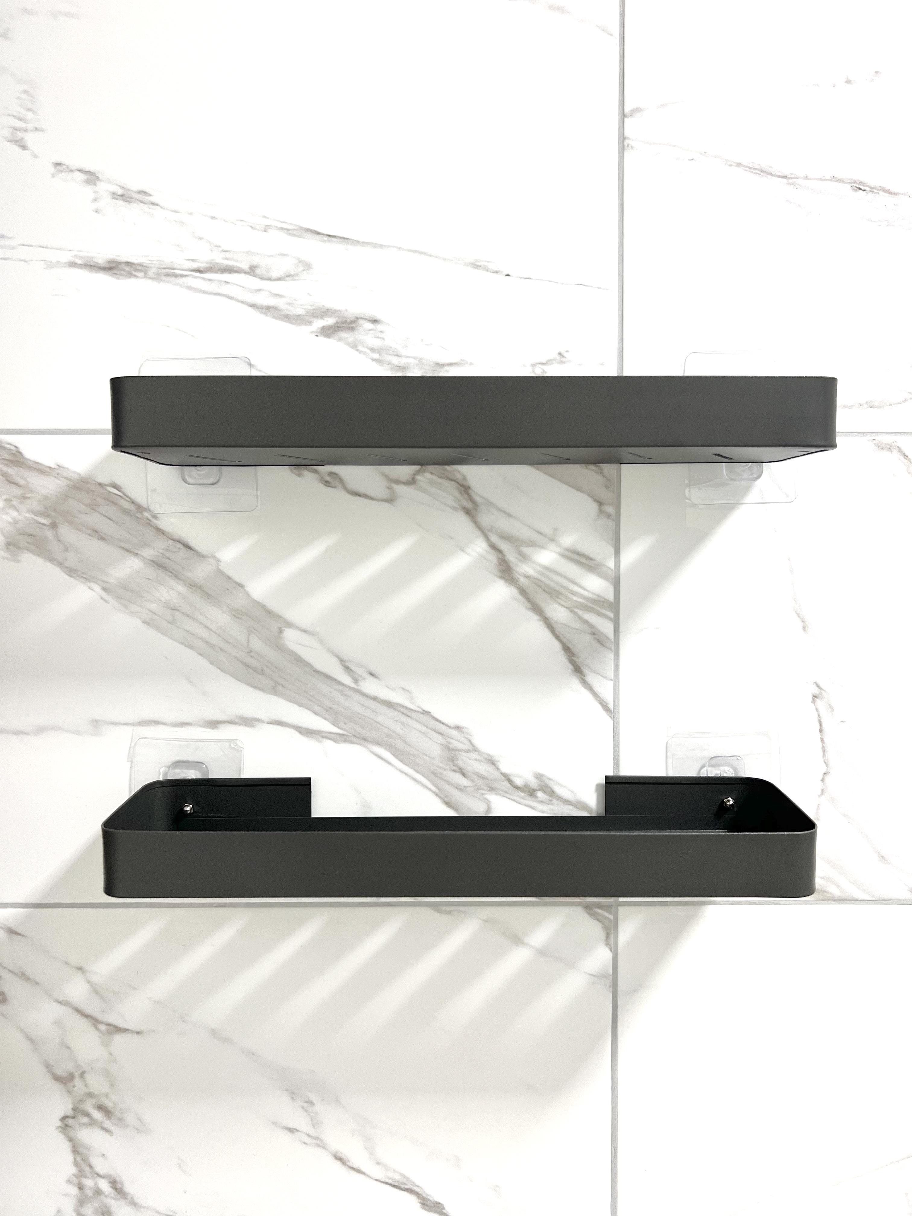 Набор полок для ванной комнаты на самоклеющуюся пленку 40х11х4 см 2 шт. (2561465894)