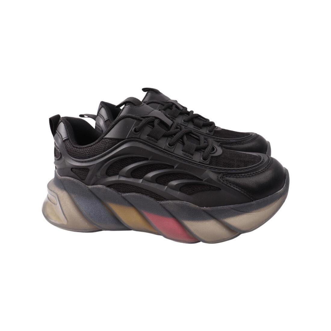 Кроссовки женские Li Fexpert из текстиля р. 40 Черный (699-21DK)