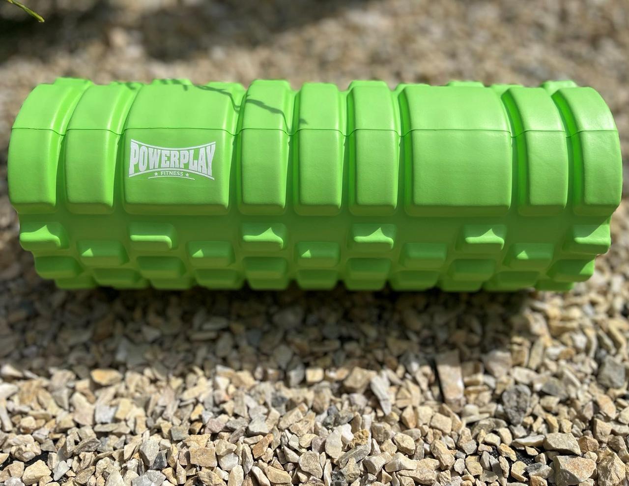 Ролик масажний PowerPlay 4025 Massage Roller 33x14 см Зелений (A-013235) - фото 6