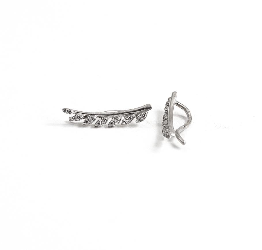 Серьги вдоль мочки уха Maxi Silver 8372 (88372)