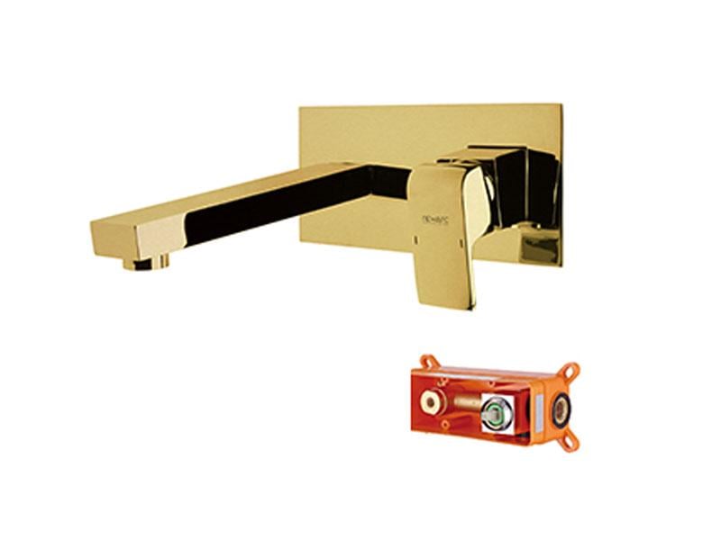 Смеситель для умывальника NEWARC 851578 скрытый монтаж Золотой Смеситель для умывальника NEWARC 851578 скрытый монтаж Золотой