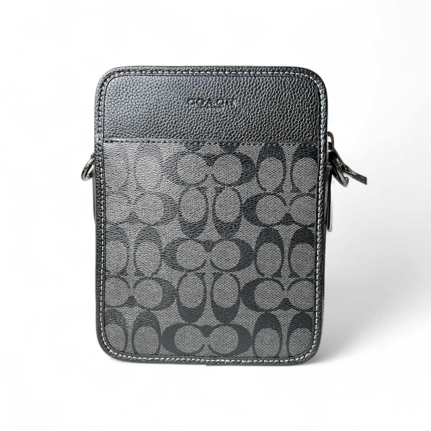 Мужская сумка Coach Sullivan Crossbody Bag In Signature Canvas Черный (b2434) Мужская сумка Coach Sullivan Crossbody Bag In Signature Canvas Черный (b2434)