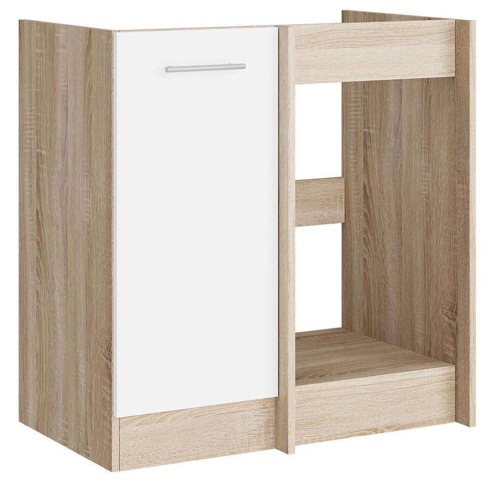 Модуль кухонный нижний угловой Еверест Эко 790 без столешницы 79х46х82 см Дуб сонома/нимфея альба (DTM-071049)