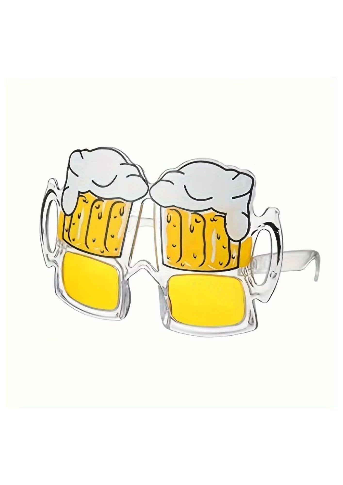 Солнцезащитные очки в форме пивных бокалов