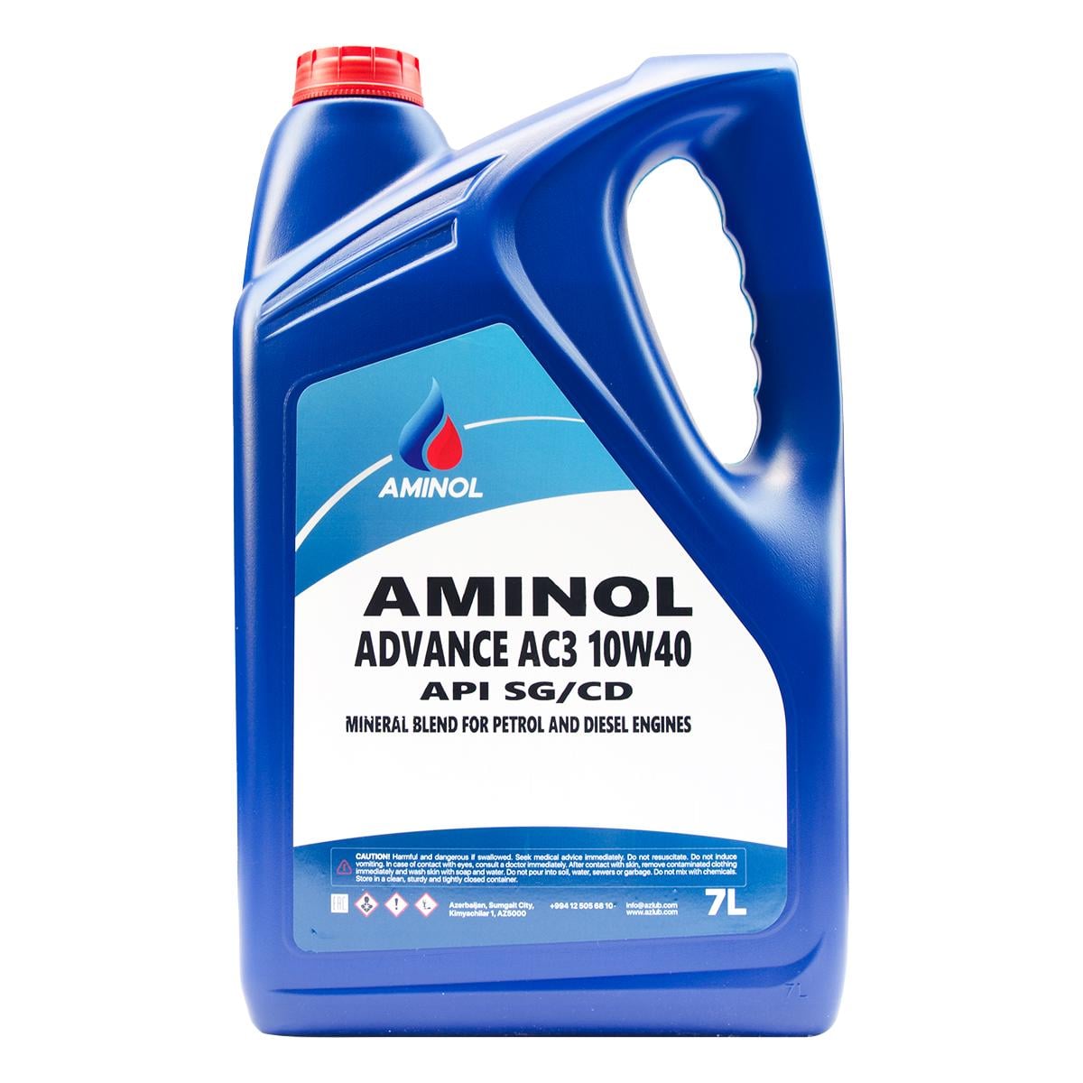 Моторное масло автомобильное Aminol Advance AC3 10W-40 7 л (164952)