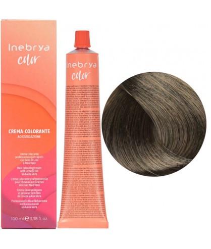 Крем-краска для волос INEBRYA Color с содержанием аммиака 100 мл 6/8 Темно-русый коричневый матовый