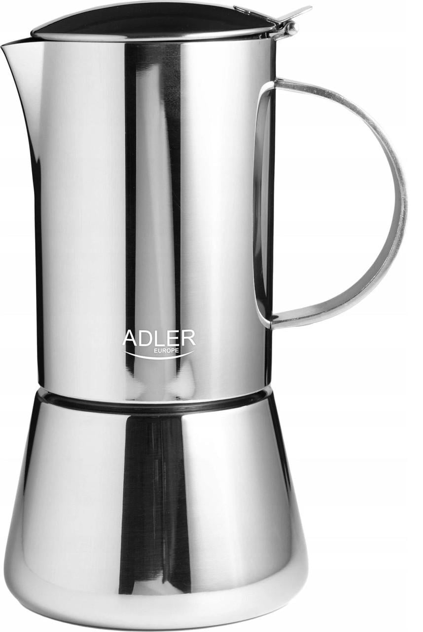 Кофеварка гейзерная Adler AD 4419 6 чашек для любых плит в том числе индукционных 350 мл (2878960895) Кофеварка гейзерная Adler AD 4419 6 чашек для любых плит в том числе индукционных 350 мл (2878960895)