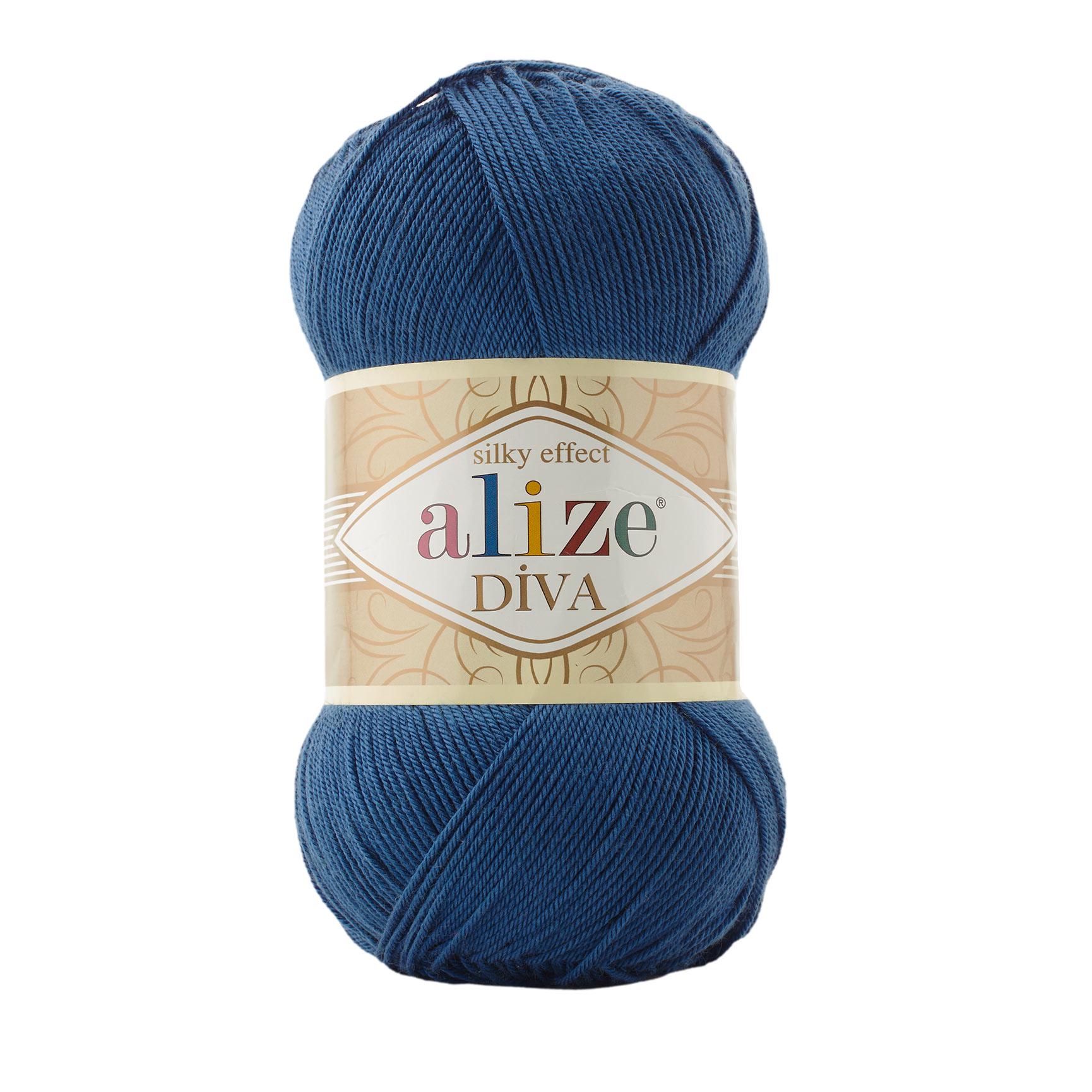 Пряжа Alize Diva 279 Джинс (7491)