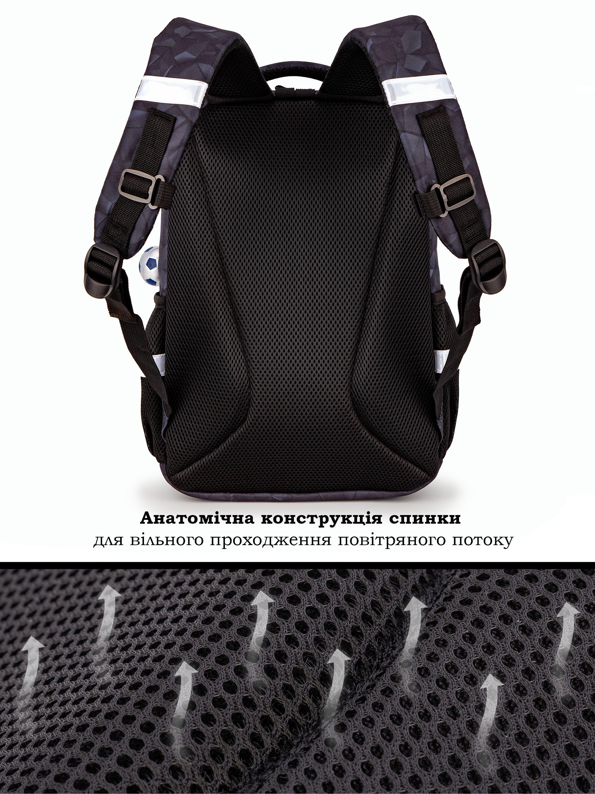 Школьный рюкзак для мальчика School Standard Джостик ортопедический для начальной школы 38х30х18 см (150-21) - фото 6