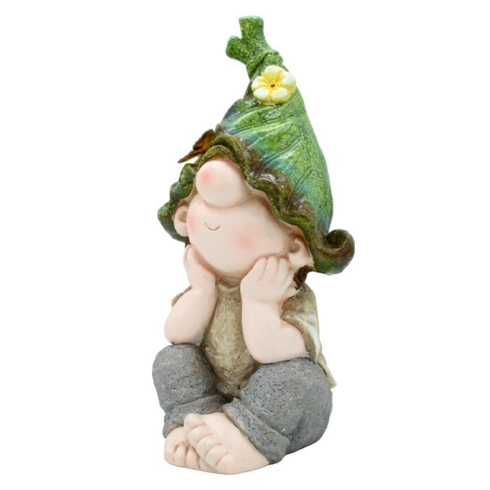 Садовая фигурка Engard Робин на солнечной батарее 20,5x19,5x40 см (AW-68)