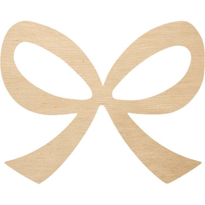Заготовка из фанеры Бант №14 2,5x2 см (3901100329)