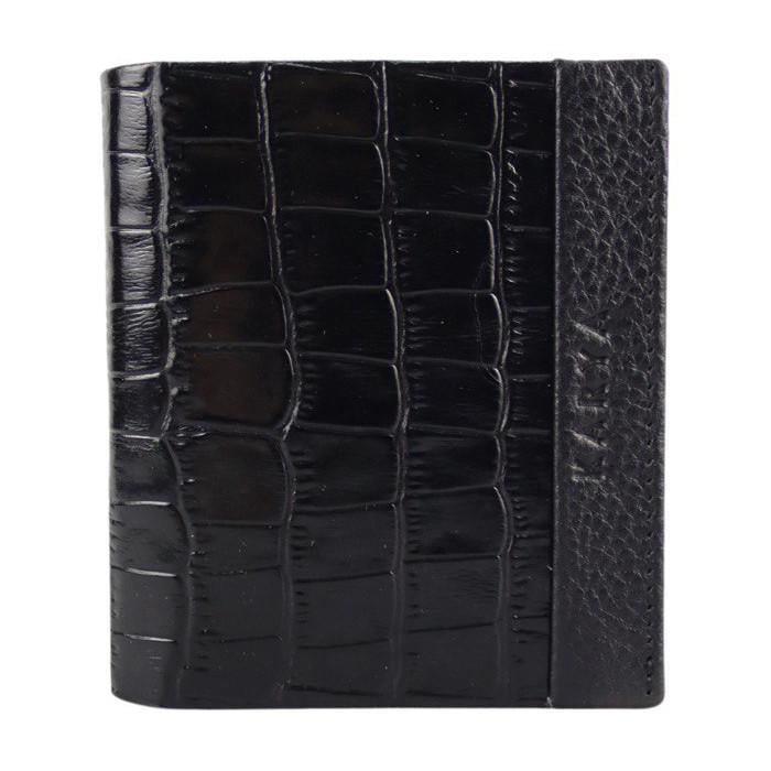 Зажим для купюр мужской Karya 0940-53 из натуральной кожи Черный (2569962208)