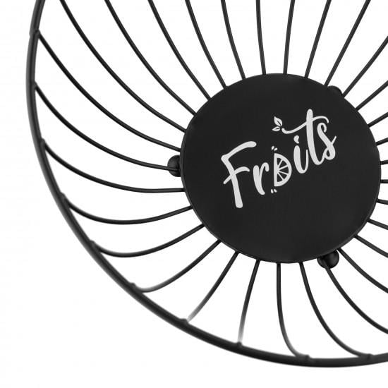 Кошик для сервірування Ardesto Midori для фруктів металевий 28х13 см Чорний (AR0903B) - фото 2 Кошик для сервірування Ardesto Midori для фруктів металевий 28х13 см Чорний (AR0903B) - фото 2
