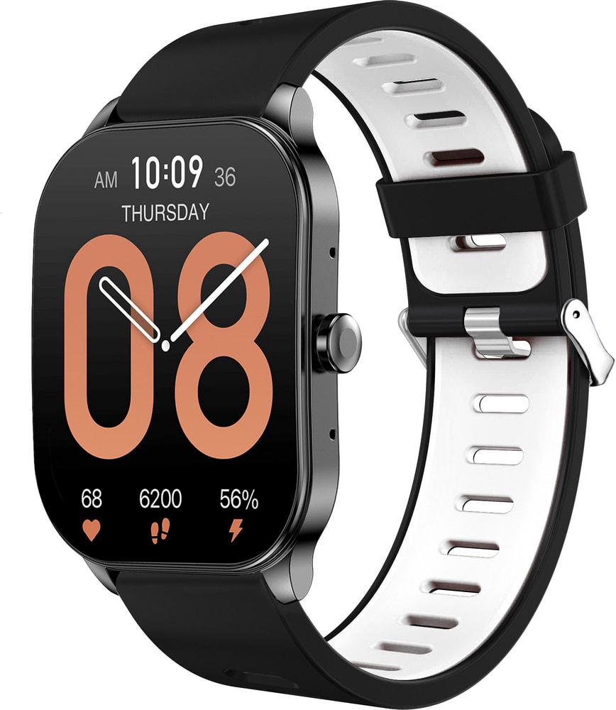 Ремешок Traf для Amazfit Pop 3S/3R Black/White (34469-1E)