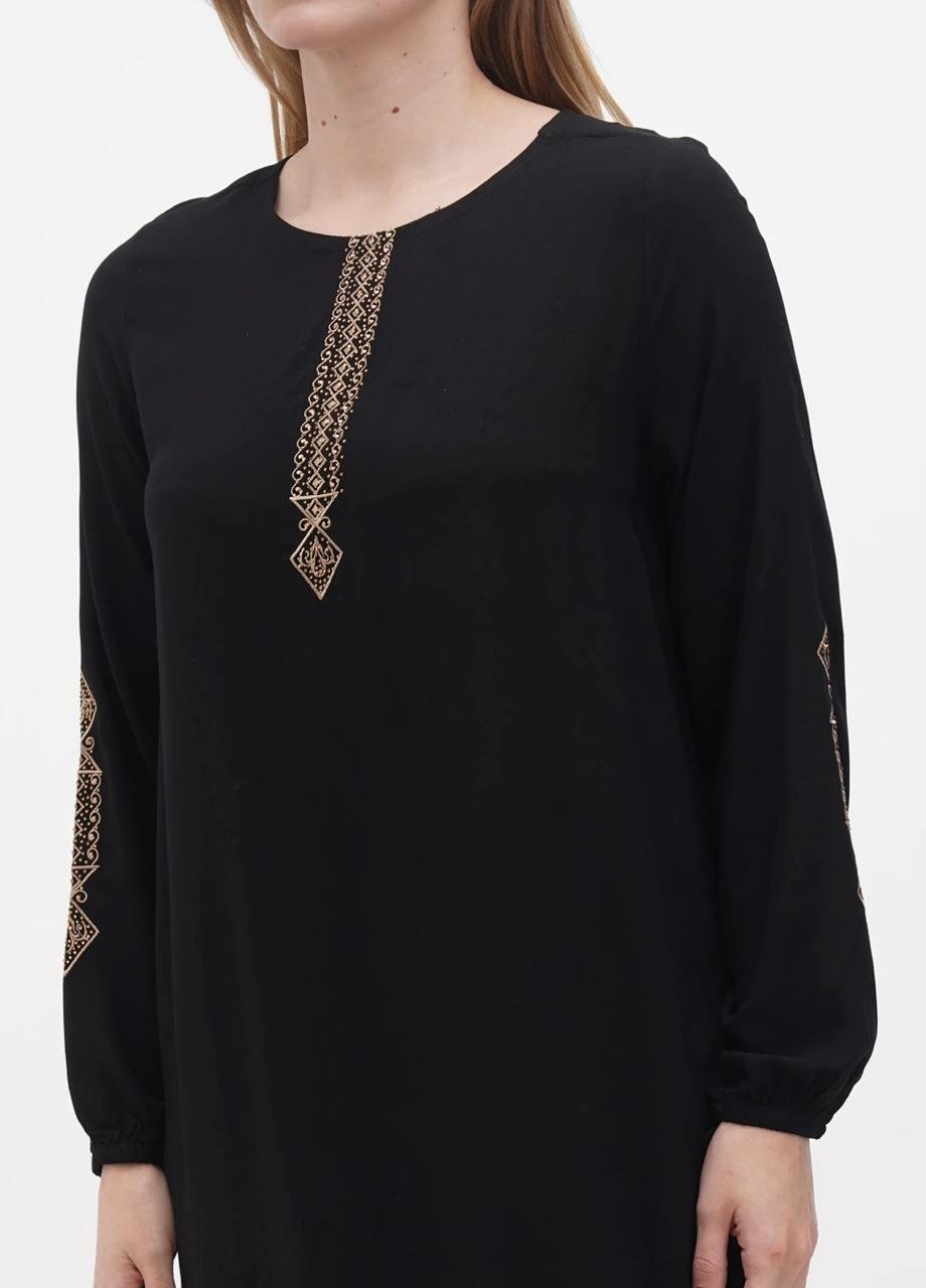 Платье Juliet Deluxe вискоза р. 54 Черный (33438-03-54) - фото 3