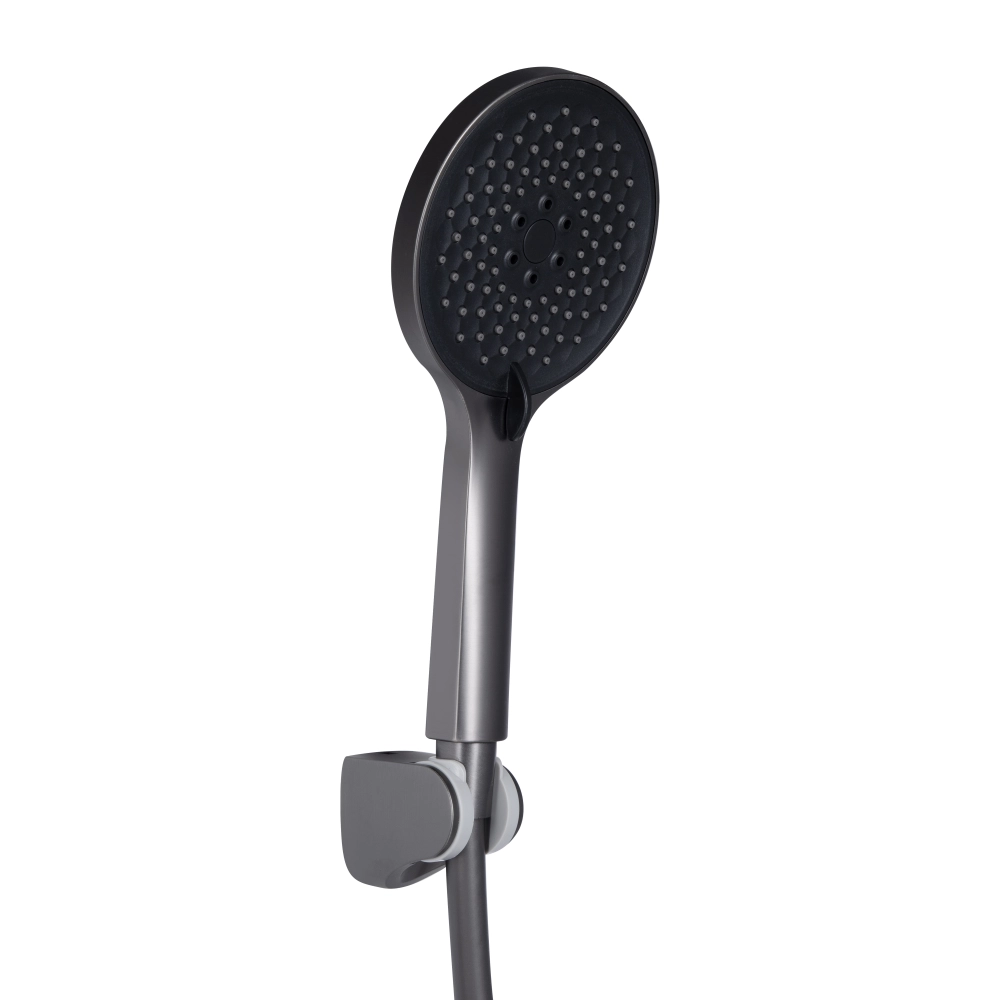 Змішувач для ванни з душовим гарнітуром Qtap Vlasta k35 Gunmetal Black PVD (45643) - фото 4 Змішувач для ванни з душовим гарнітуром Qtap Vlasta k35 Gunmetal Black PVD (45643) - фото 4