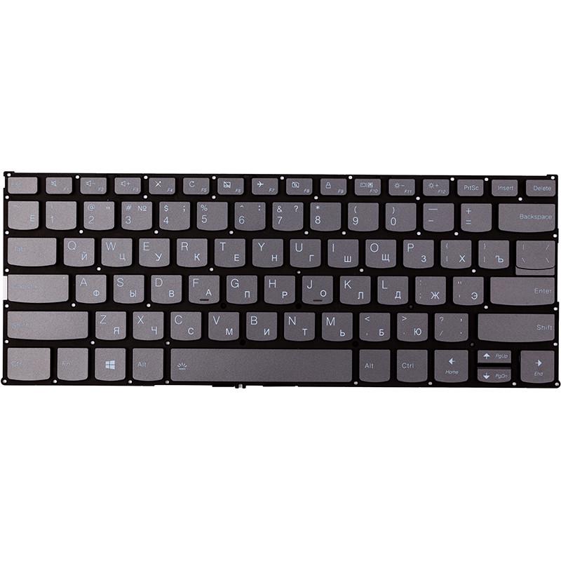 Клавиатура для ноутбука Lenovo Yoga 730-13IKB 730-15IKB подсветка Темно-серый (2663841958)