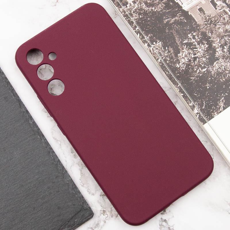 Противоударный Чехол Silicone Cover Lakshmi Full Camera (AAA) для Samsung Galaxy A34 5G Бордовый / Plum - фото 5