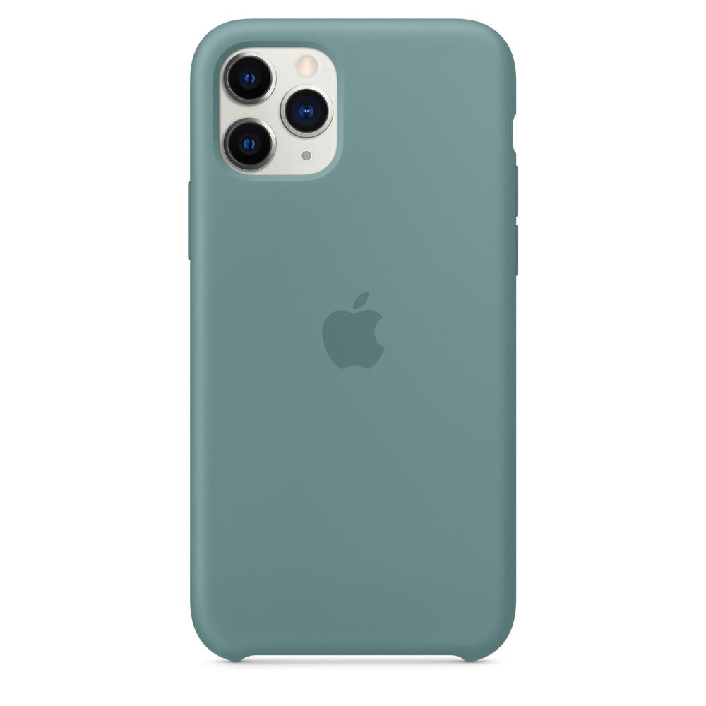 Силиконовый чехол-накладка Apple Silicone Case for iPhone 11 Pro, Cactus (HC) - фото 3