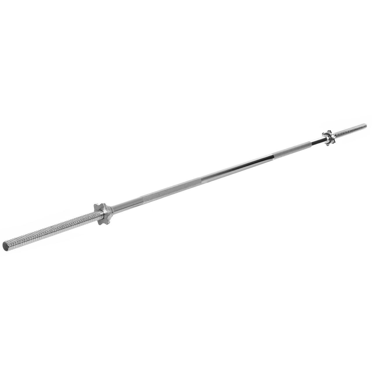 Гриф для штанги SP-Sport TA-72T-28 стальной хромированный прямой с замками 1,82 м ø28 мм (2532855043)