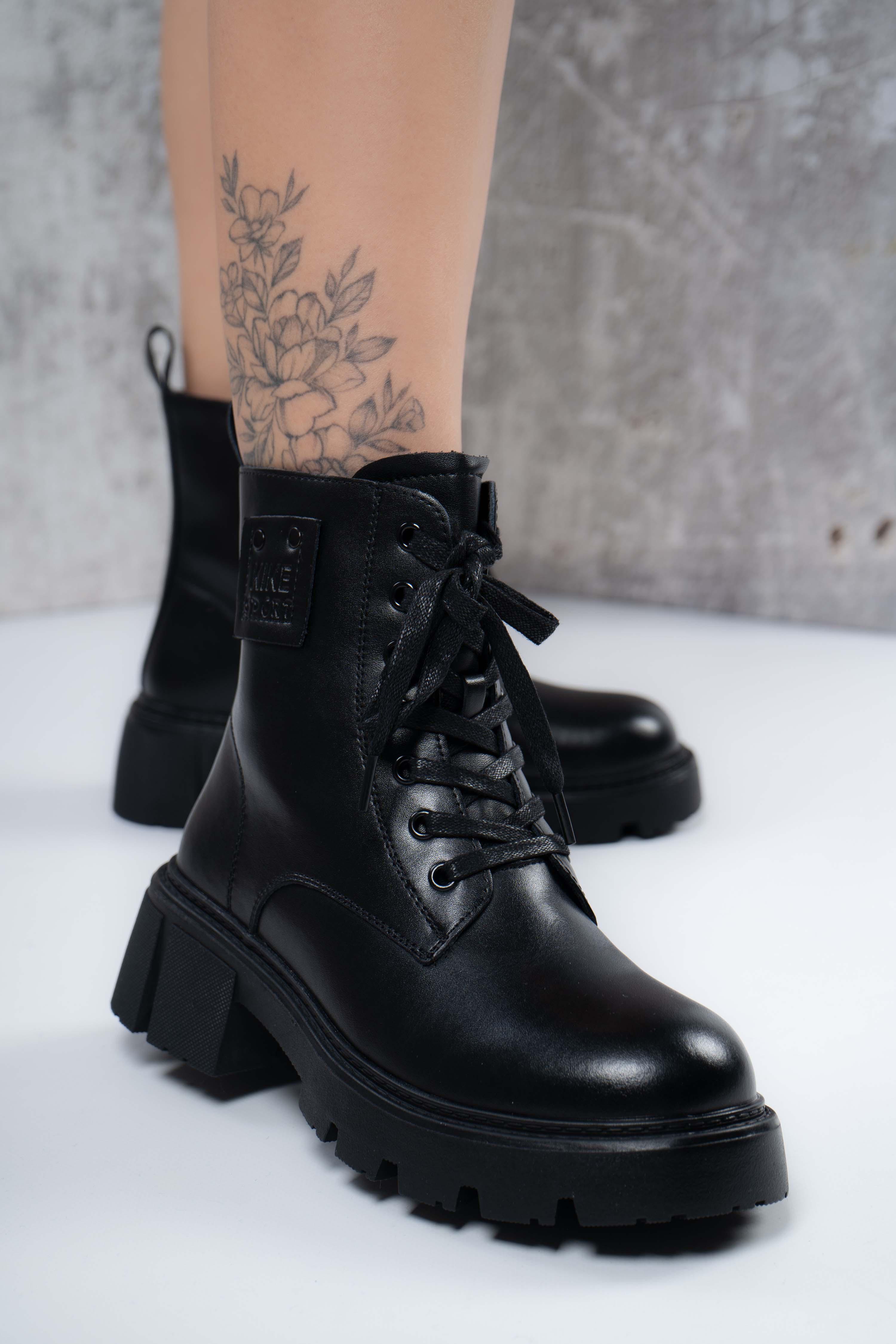 Ботинки женские Gifanni натуральная кожа Черный (346891_37)