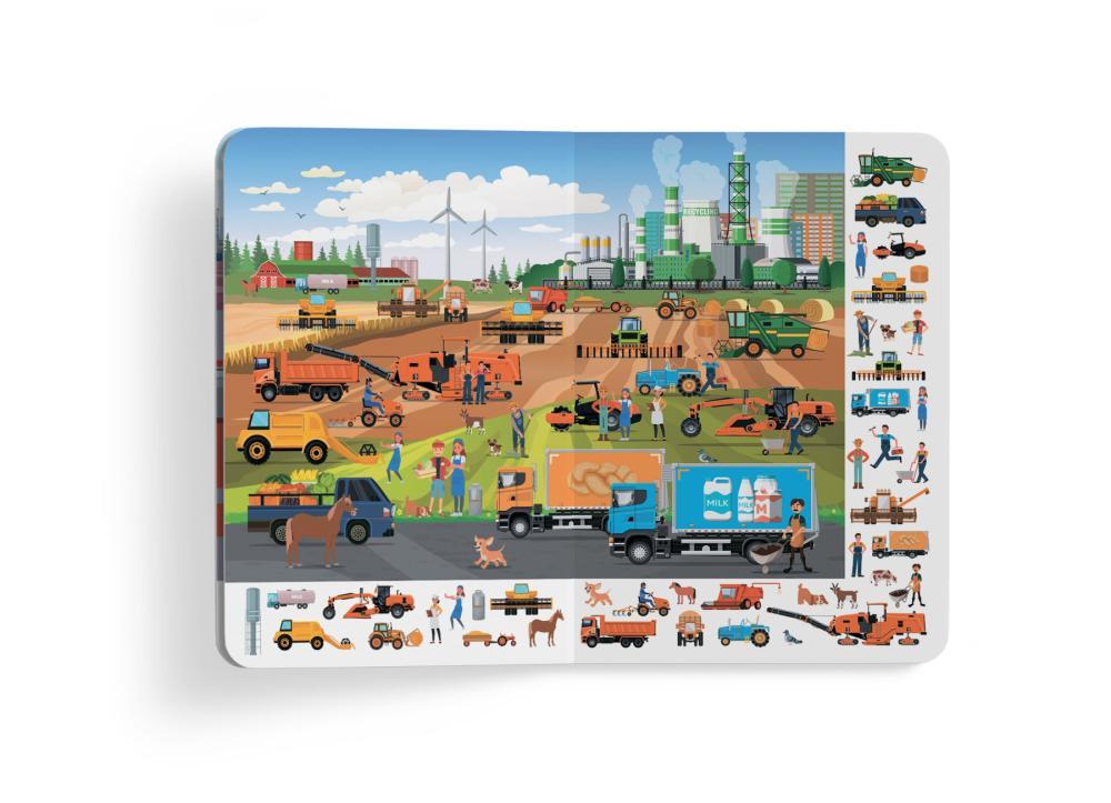 Книга-картонка "Великий віммельбух. Розумні машини" (F00027400) - фото 5 Книга-картонка "Великий віммельбух. Розумні машини" (F00027400) - фото 5