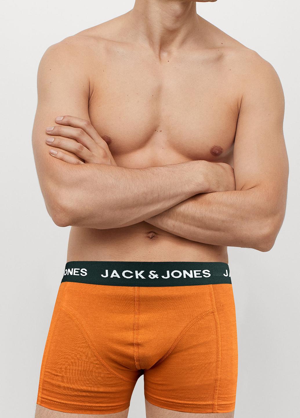 Трусы мужские Jack & Jones М Оранжевый (1221324455b49)