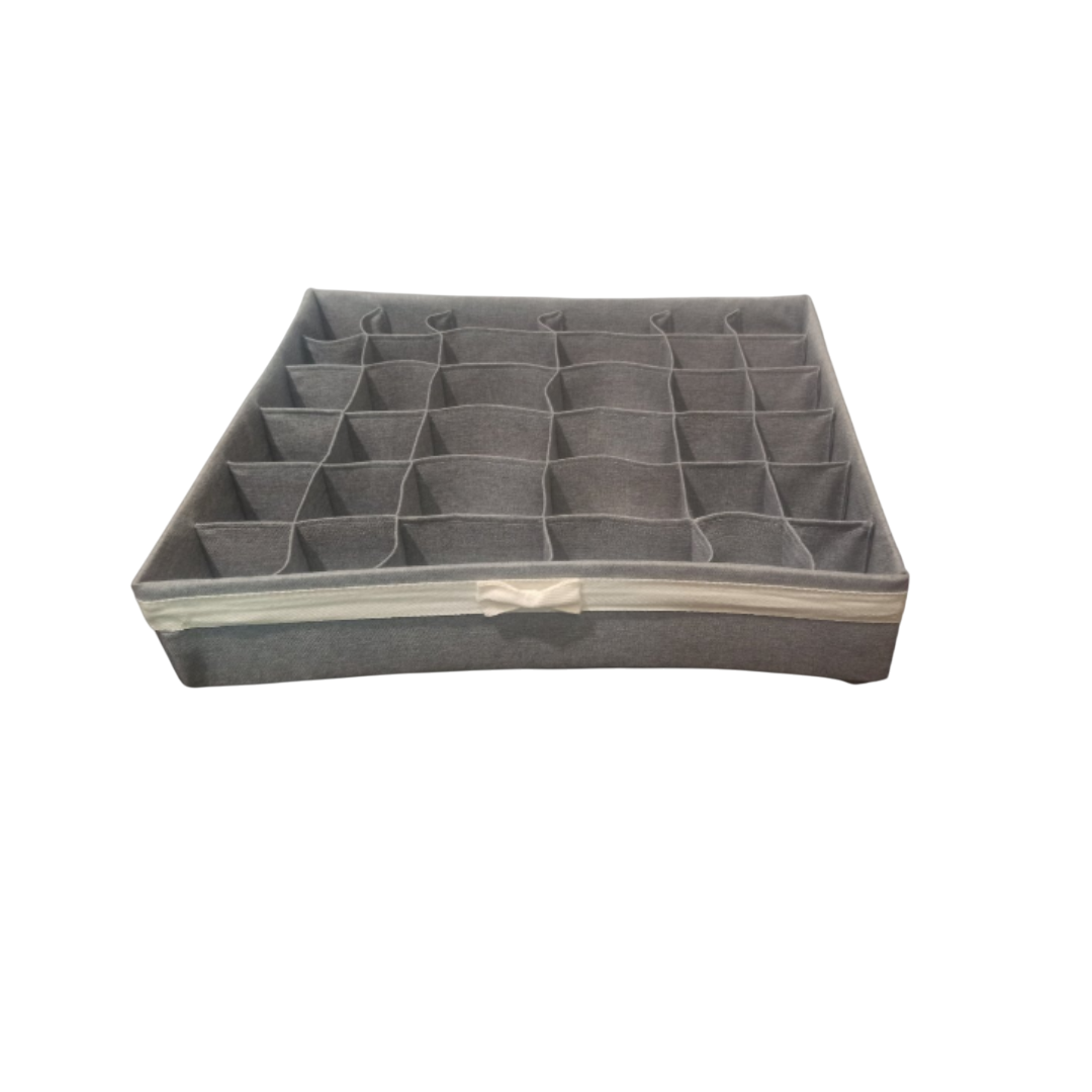 Органайзер для хранения нижнего белья Luib AVA 6.2 из ткани 40х50х10 см Серый (22891083)