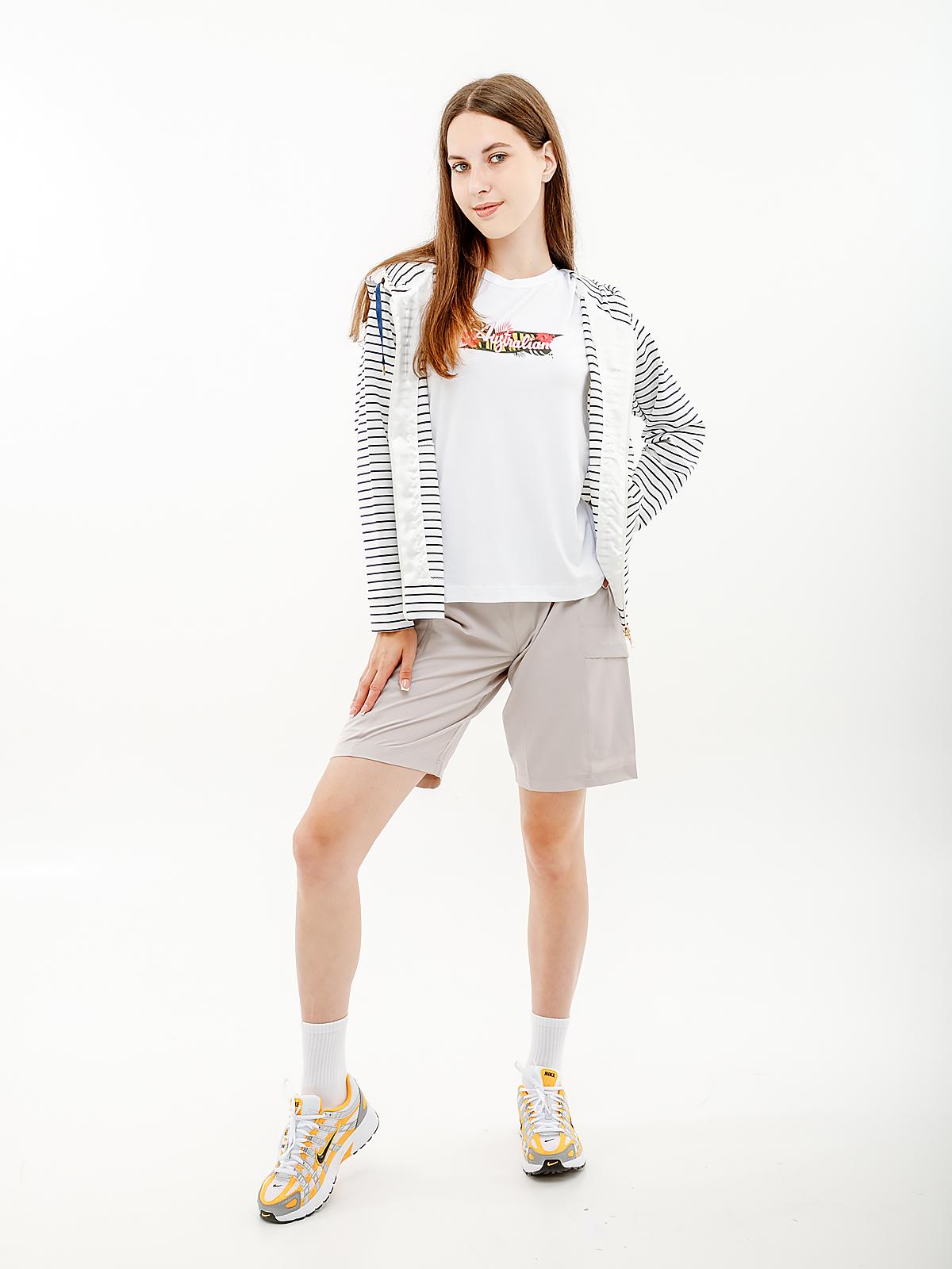 Толстовка жіноча Australian STRIPES HOODIE POLYVISCOSA JACKET S Сірий (7dLSDGC0010-010 S) - фото 5