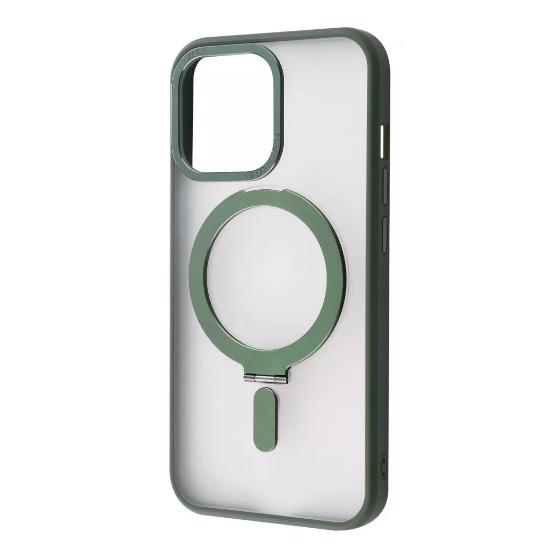 Чехол-накладка для телефона WAVE Premium Attraction Case with Magnetic Ring - iPhone 12 Pro Max green (446150015)