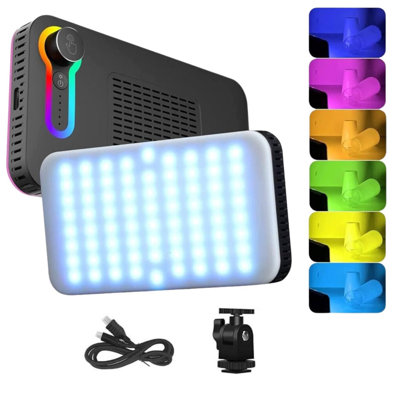 Свет накамерный RGB Ordro SL-120 8W 2500K-10000K CRI≥95 для фото и видео 3000 mAh (778281) - фото 2 Свет накамерный RGB Ordro SL-120 8W 2500K-10000K CRI≥95 для фото и видео 3000 mAh (778281) - фото 2