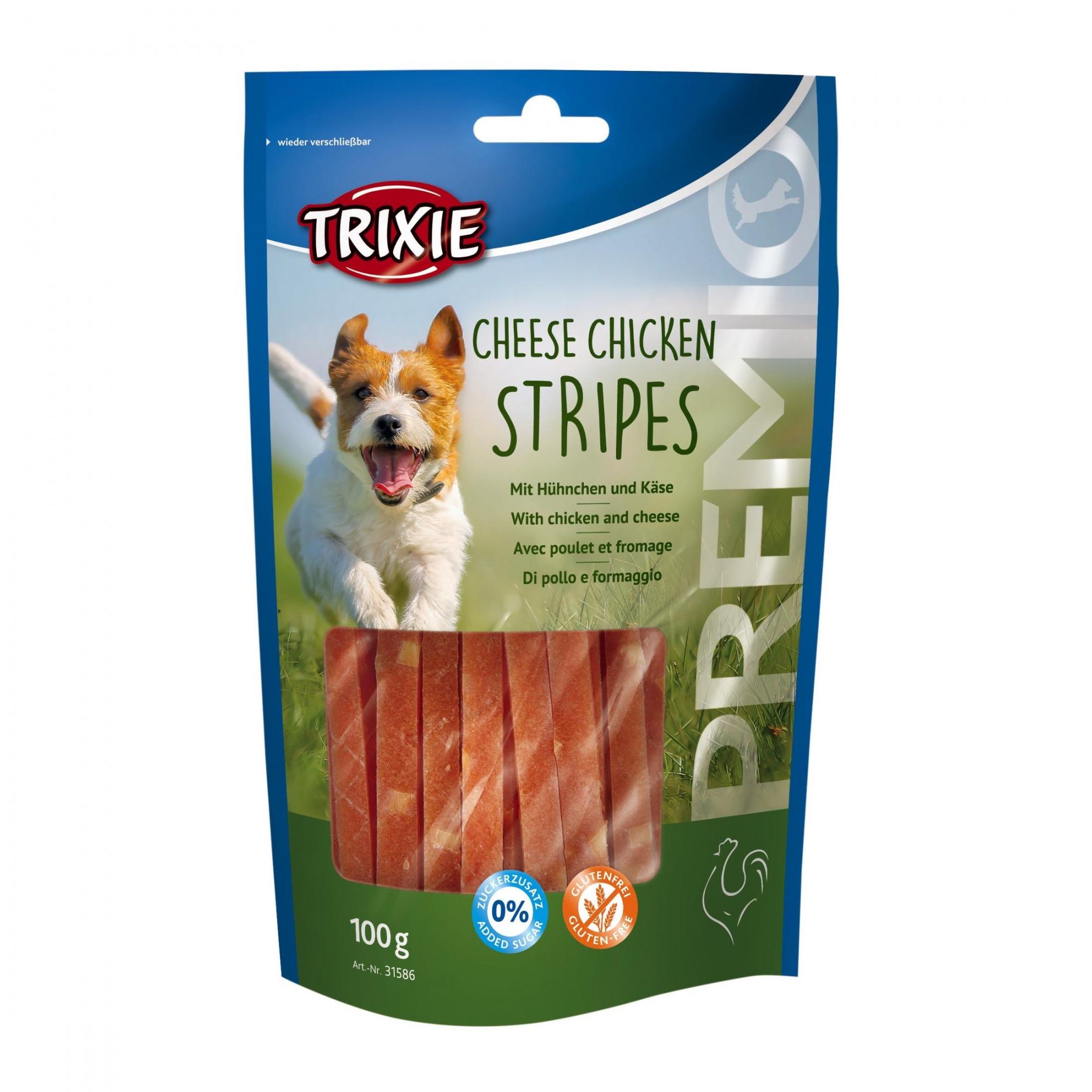Лакомство для собак Trixie Premio Chicken Cheese Stripes 100 г (31586)