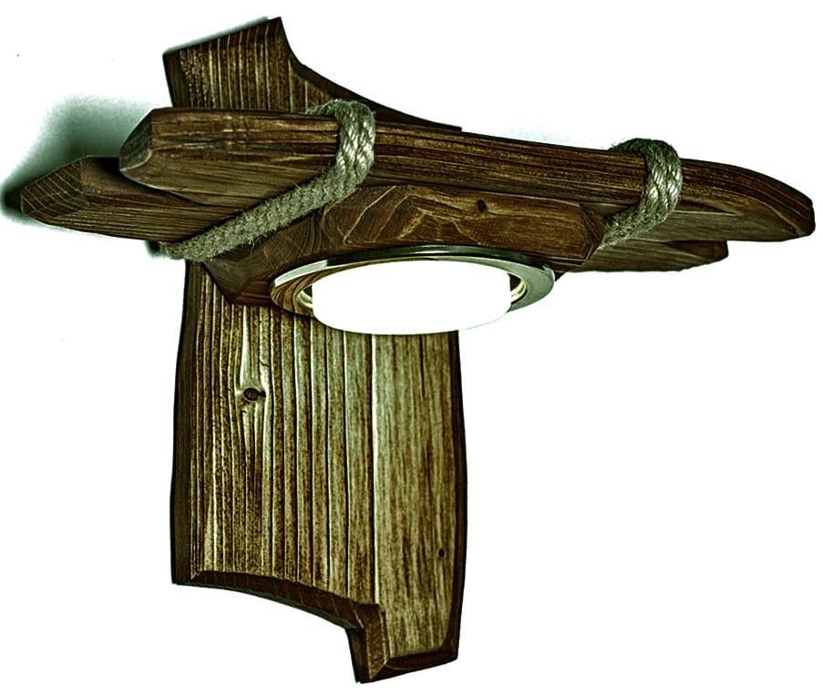 Світильник настінний з дерева Салфер Мускат (БРА-000207)