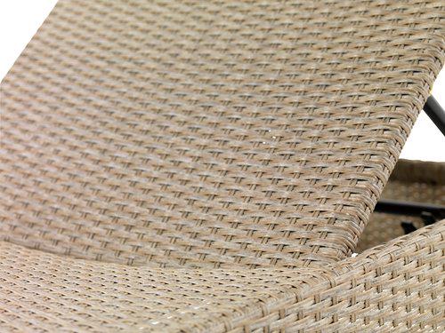 Шезлонг для відпочинку сталь/петан 70x198 см Бежевий (7be906a3) - фото 2 Шезлонг для відпочинку сталь/петан 70x198 см Бежевий (7be906a3) - фото 2