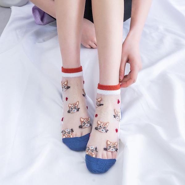 Носки женский L00106и капроновые с рисунком р. 35-40 10 пар Прозрачный (L00106) - фото 7 Носки женский L00106и капроновые с рисунком р. 35-40 10 пар Прозрачный (L00106) - фото 7