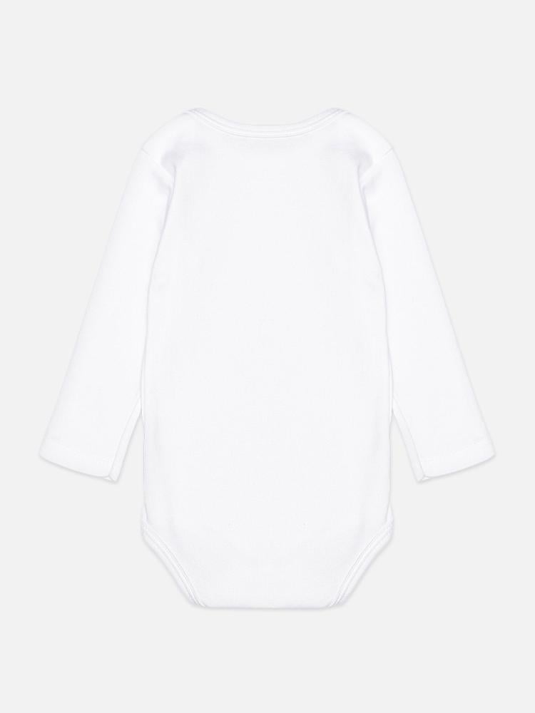 Боді ясла для хлопчика 80 см Білий (ЦБ-00224268) - фото 3 Боді ясла для хлопчика 80 см Білий (ЦБ-00224268) - фото 3