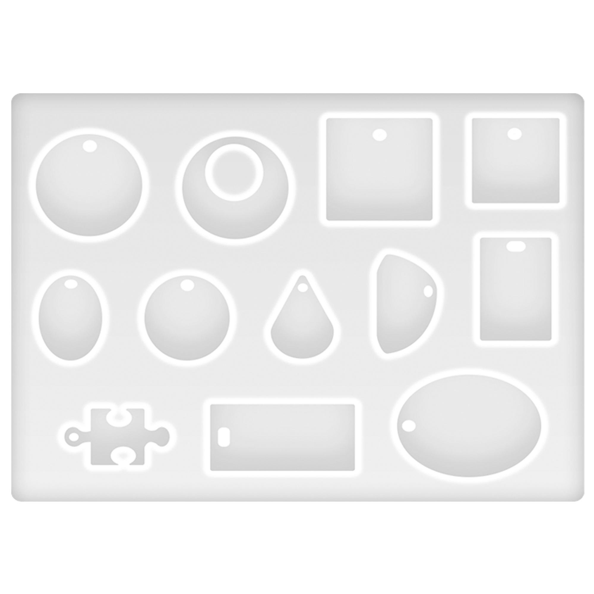 Молд силиконовый Skoven форма для изготовления украшений бижутерии из эпоксидной смолы Стандарт (MOLD-STANDART)