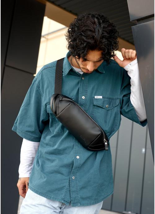 Сумка через плечо мужская Sambag экокожаная водостойкая Черный (2618898453) - фото 7