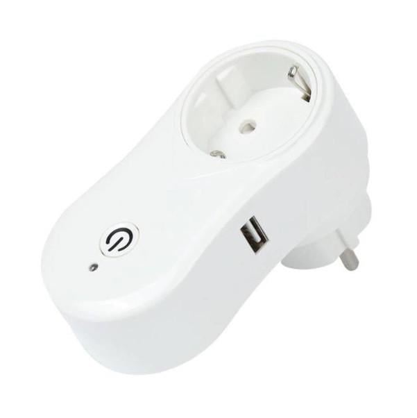 Розетка Rias Socket Wi-Fi USB White (4_835226777) - фото 1