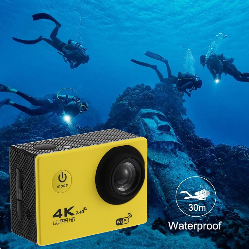 Экшн-камера Action Camera FR600 Wi-Fi Full HD с аквабоксом/креплениями/пультом - фото 7