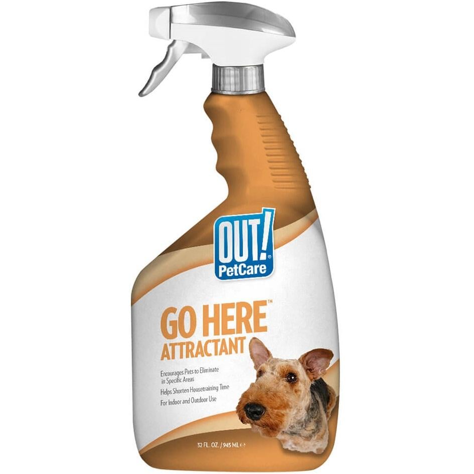 Спрей для привчання собак до туалету OUT! GO HERE Attractant Training Spray 945 мл (out70544)