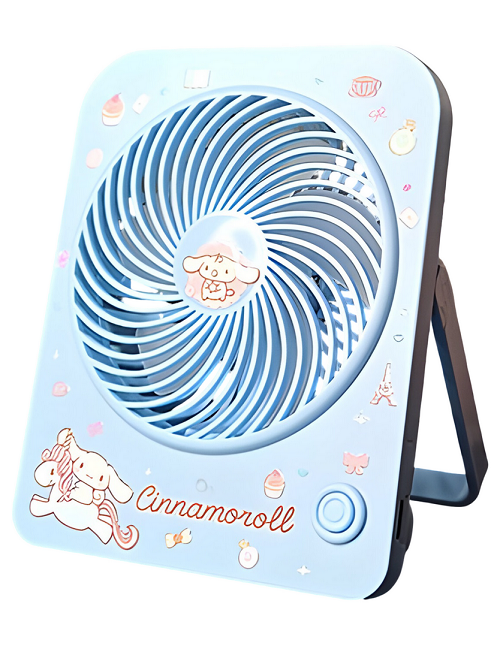 Детский настольный вентилятор Cinnamoroll Голубой (6830A)