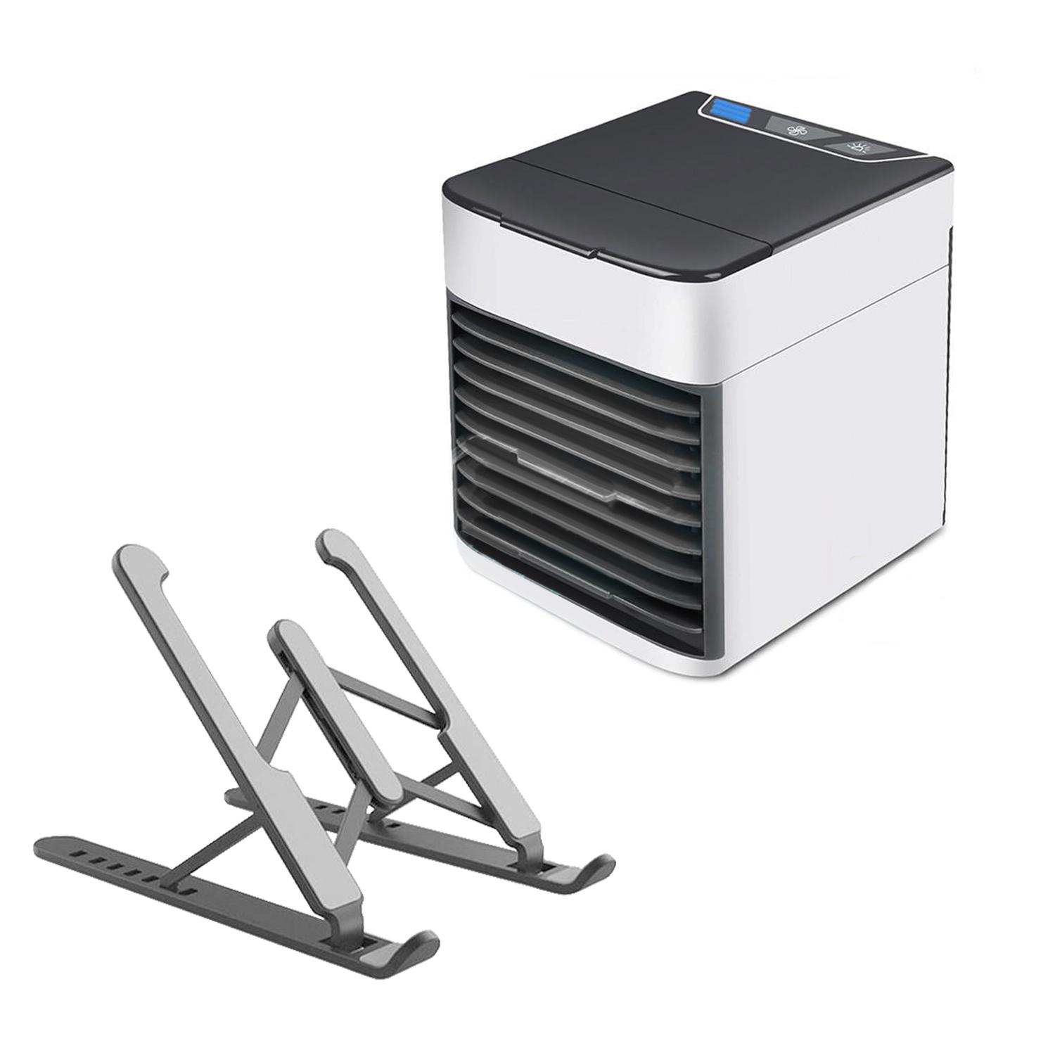 Мини кондиционер Cold Air Ultra портативный c функциями увлажнения воздуха и подставкой для ноутбука