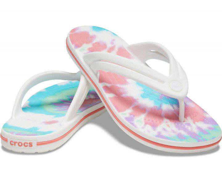Фліп флоп Crocs Crocband Tie Dye р. W8/EU 39 Fresco/Multi (7110206)