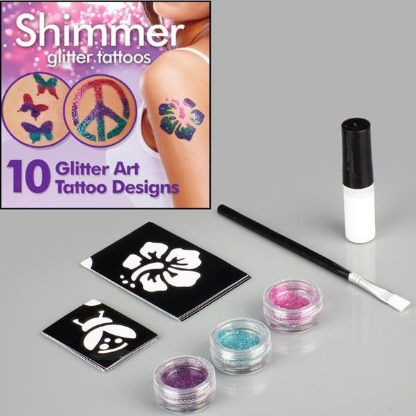 Дитячі тату Shimmer Glitter Tattoos із блиском (2111820316) - фото 2