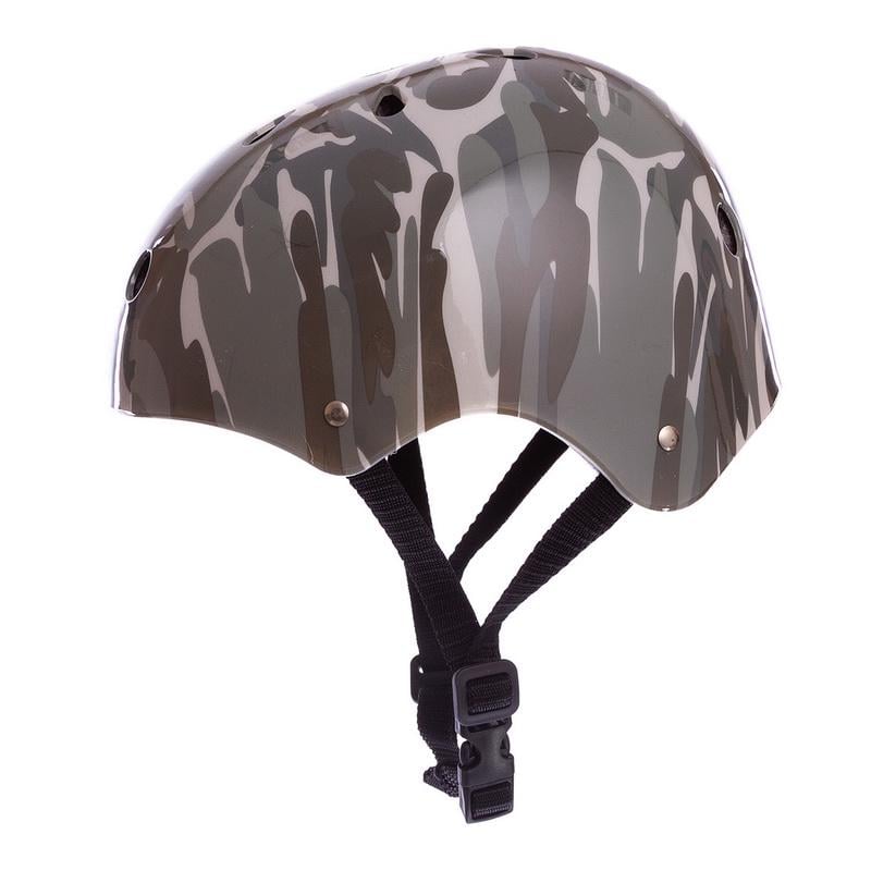 Спортивный шлем велосипедный Zelart SK-5616-009 защитный казанок ABS EPS L 54-56 см Камуфляж (50000528)