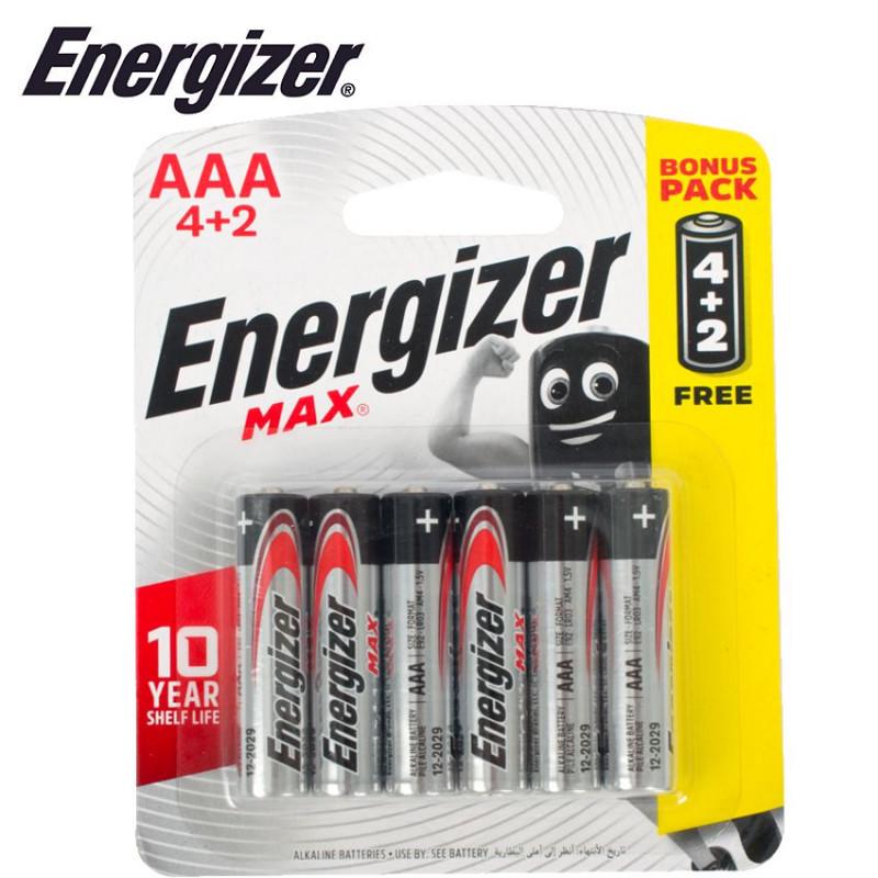 Батарейка Energizer AAA/LR03 MAX 6 шт.