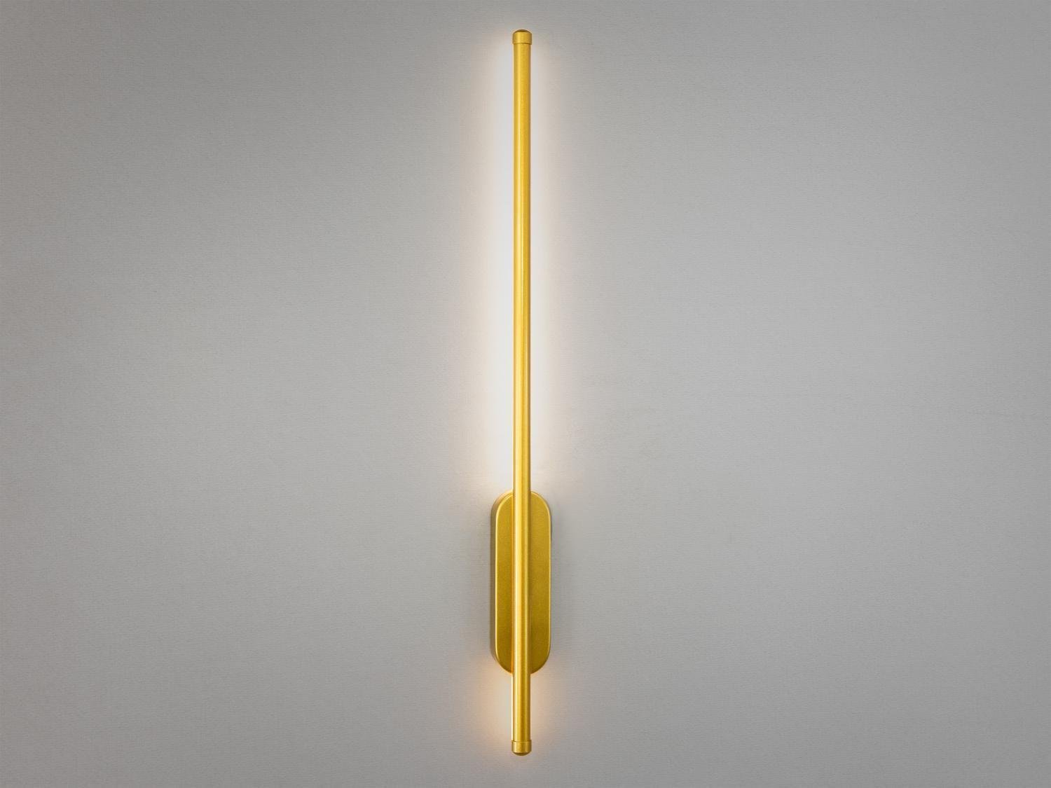 Бра настенная светодиодная Diasha 24W 100 см Золотой (7099/1000G)