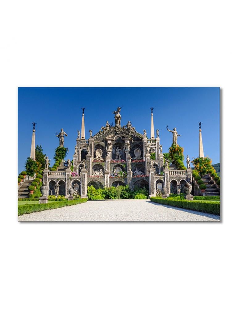 Картина модульная Скульптуры Ландшафтный дизайн на острове Италия 1 модуль 70x105 см